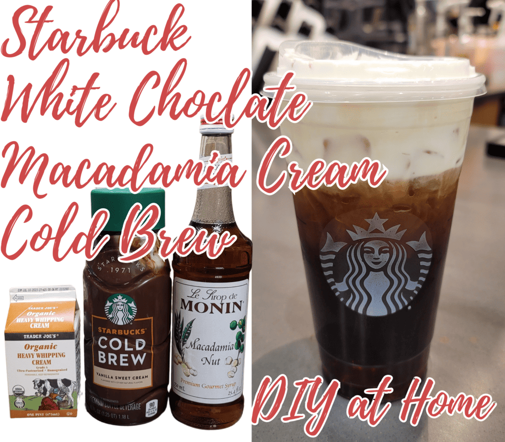 Starbucks White Chocolate Macadamia Cream Cold Brew