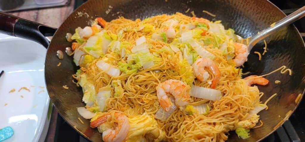 Shrimp Fried Noodles Recipe