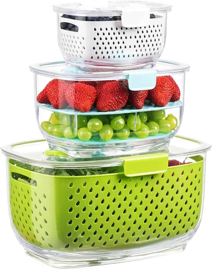 Chistmas Gift for Cooks Produce Storage Container