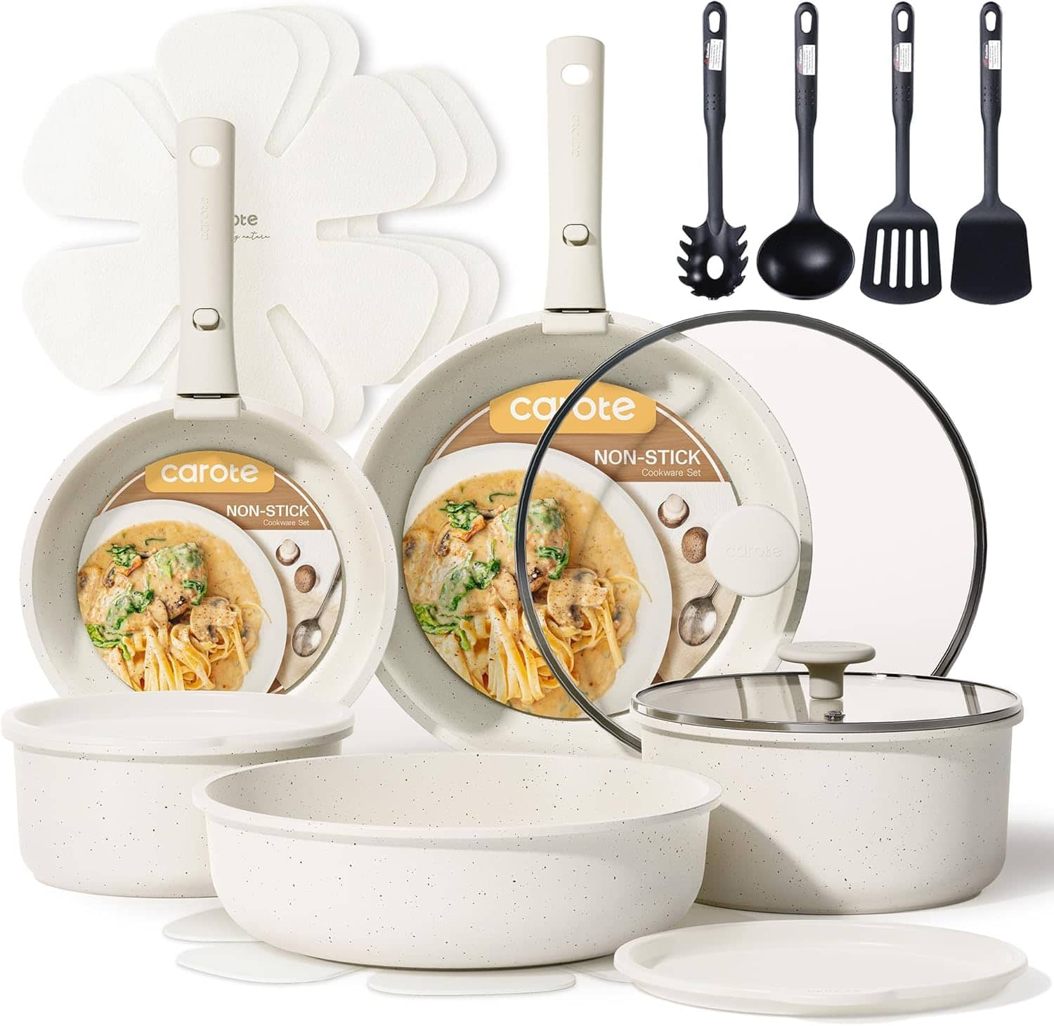 Awesome Amazon Prime Day 2026 Deals - Kitchen Edition - June 23-26, 2026 8 Amazon Prime Day 2026 Deals CAROTE 19PCS Ceramic Cookware Sets