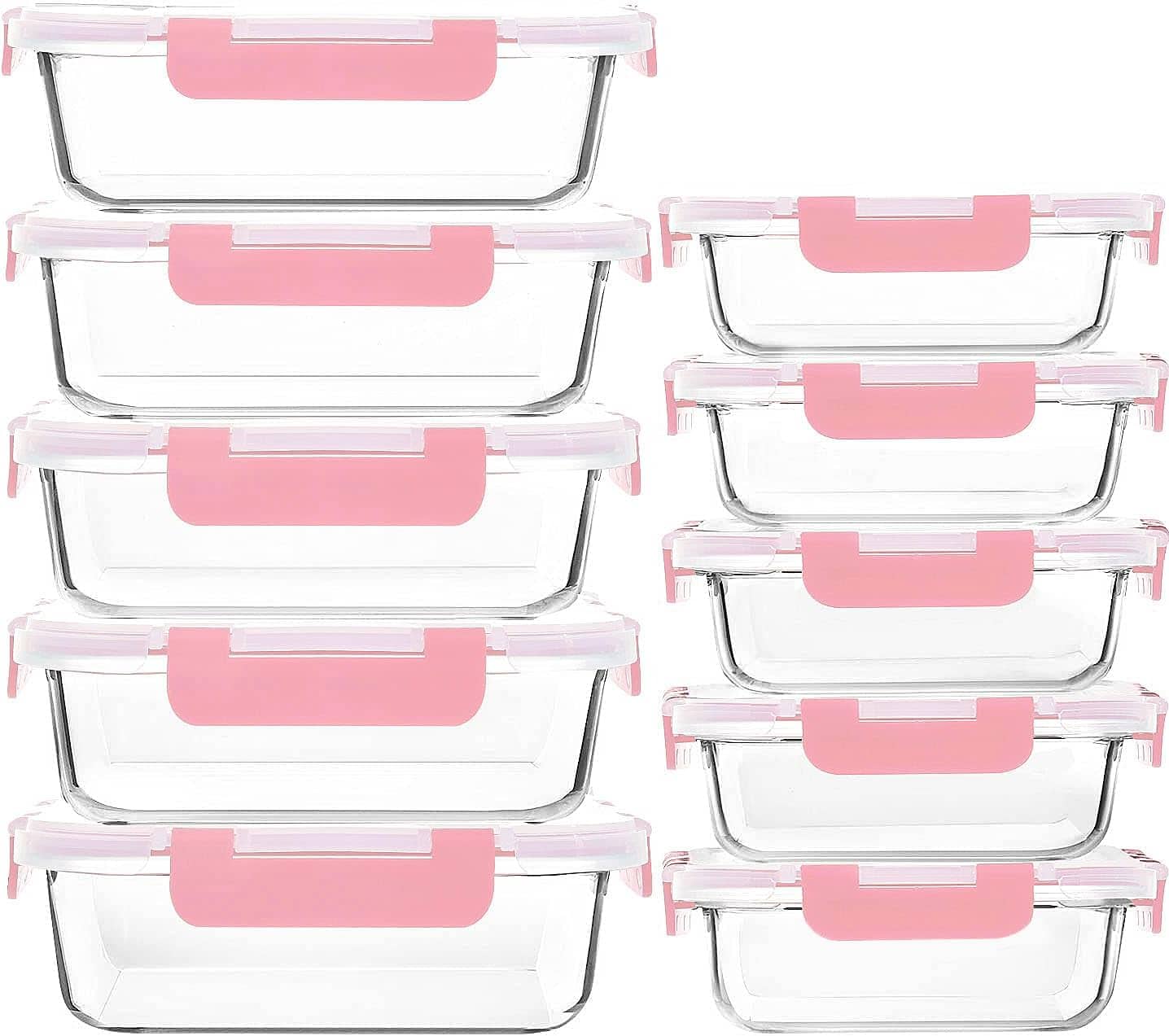 Awesome Amazon Prime Day 2026 Deals - Kitchen Edition - June 23-26, 2026 16 Amazon Prime Day 2026 Deals Snap Locking 10-Pack Glass Containers
